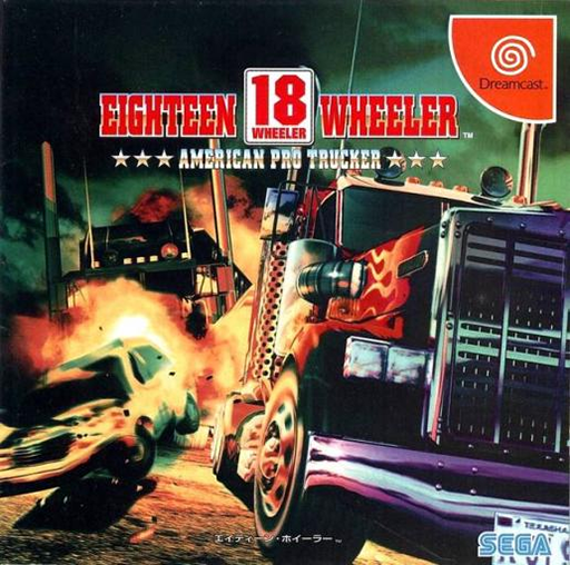 18 Wheeler American Pro Trucker box art for Sega Dreamcast